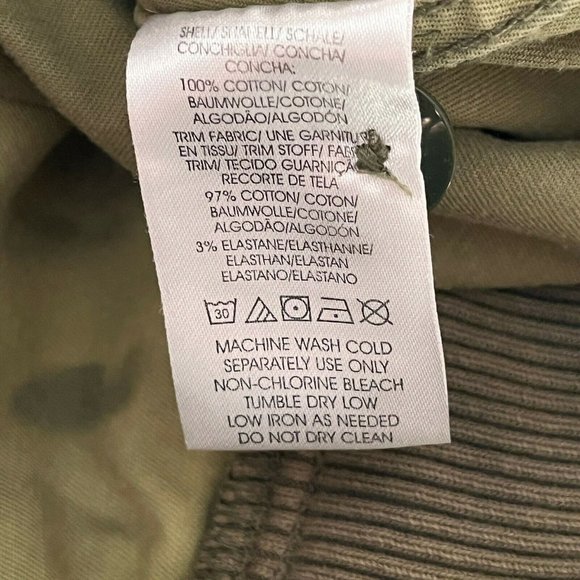 Anthropologie Koto Green Tie Dye Utility Jacket Denim Jacket  XS EUC - Picture 6 of 7